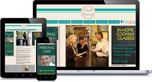 North Florida Websites created this websire for Chef Warren Caterson